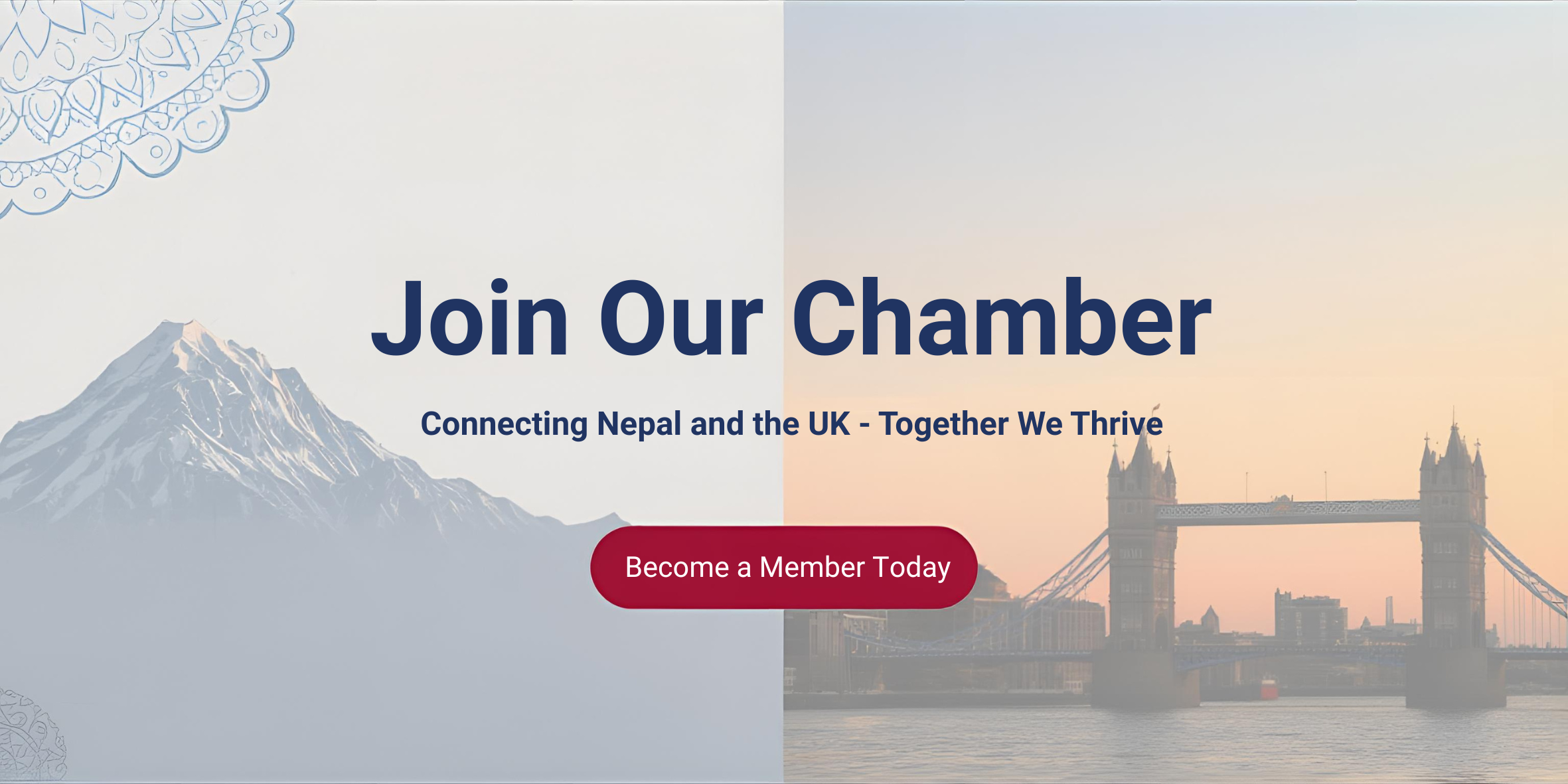 Majestic Peaks and London Bridge Banner