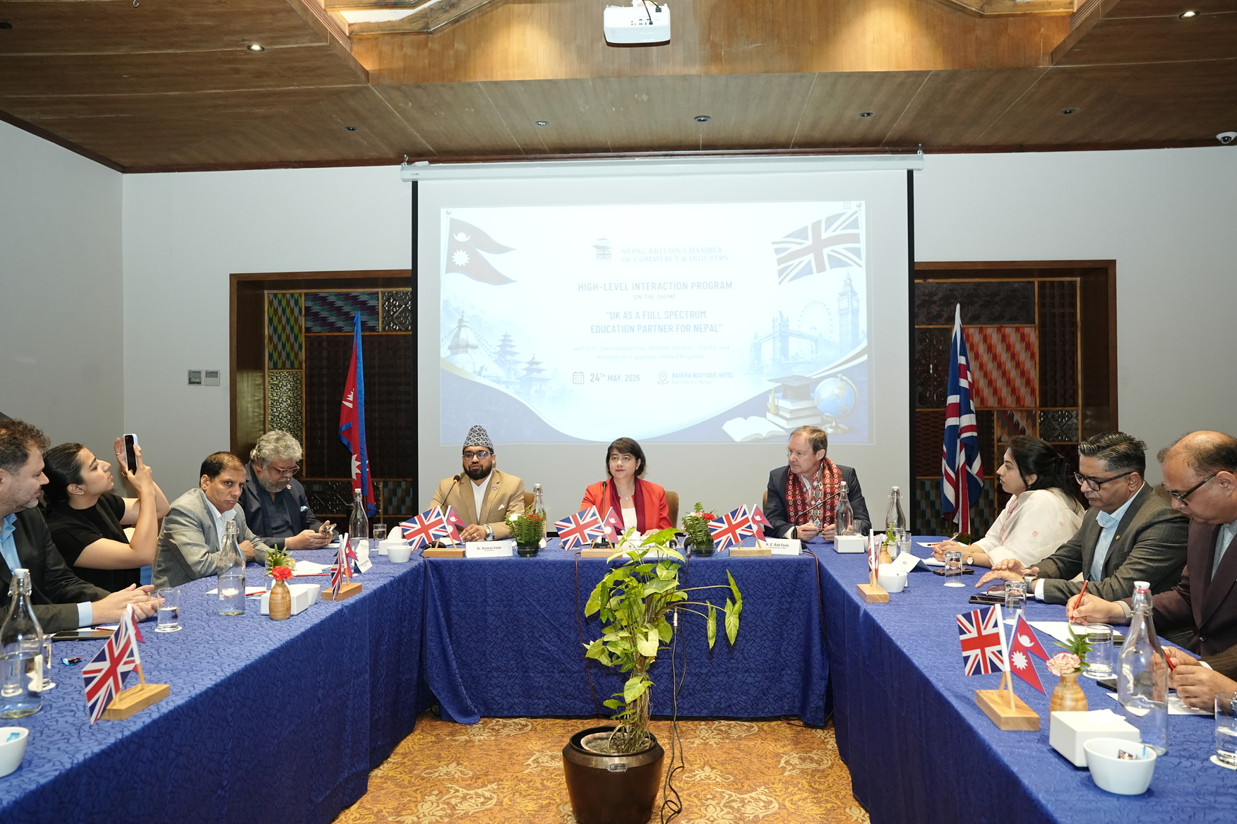 High level interaction meeting with HE Seema Malhotra, Minister for Indo-Pacific and Minister for Equalities